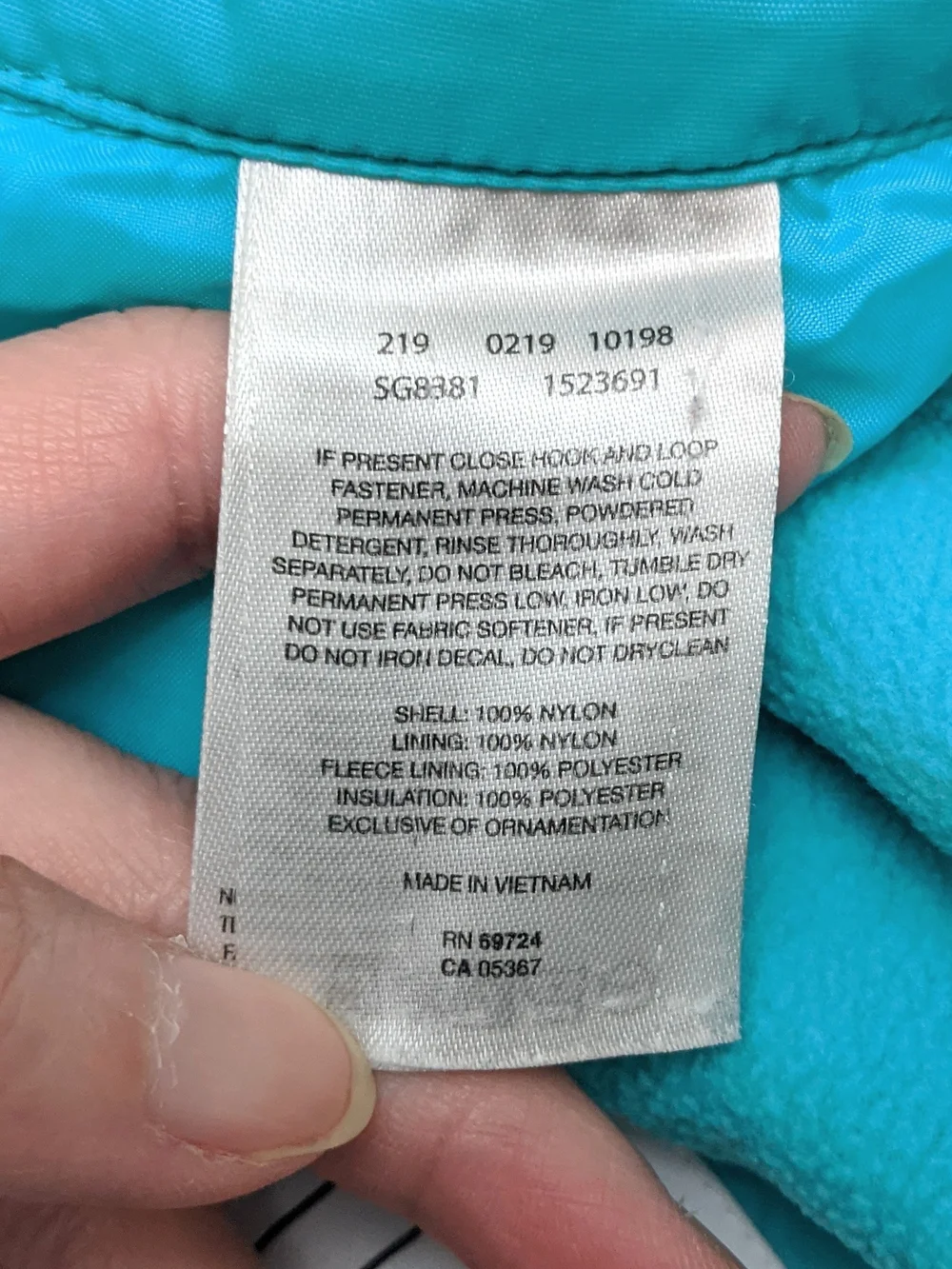 Columbia Girls Turquoise Insulated Snow Pants Size M 10-12